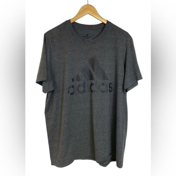 Adidas Amplifier Men's Gray and Black Tee Size XL - Picture 1 of 3
